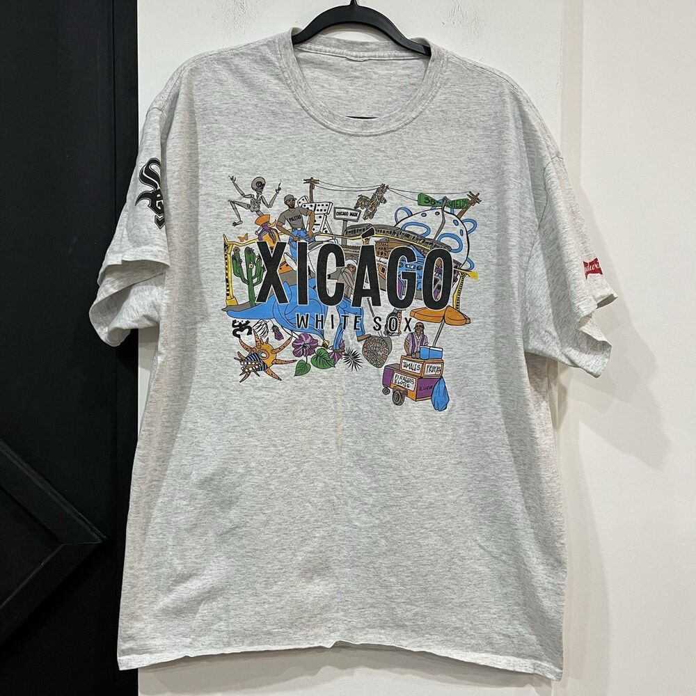 Xicago Chicago White Sox Sam Kirk Hispanic Heritage T Shirt Medium